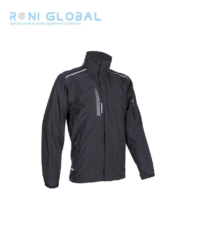 Veste de travail coupe-vent anti-pluie Softshell en polyester avec membrane TPU - coupe ajustée - 5 poches - HOTARU COVERGUARD_0