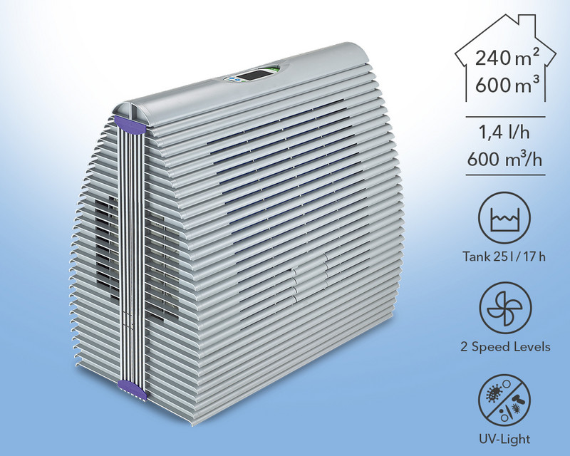 Humidificateur d'air à évaporation moderne et silencieux - B 300 - Design soigné et technologie avancée_0