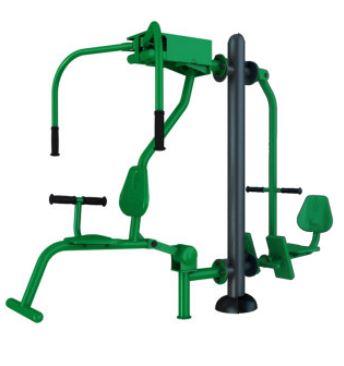Presse papillon/balance - ASO-F23/ASO-F09 - Appareil de fitness en acier galvanisé pour musculation haut et bas du corps_0