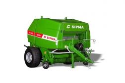 Ps 1223 faster - presse à balle ronde - SIPMA - chambre fixe rouleau-chaîne 1,2x1,2m, pick-up 1,8m_0