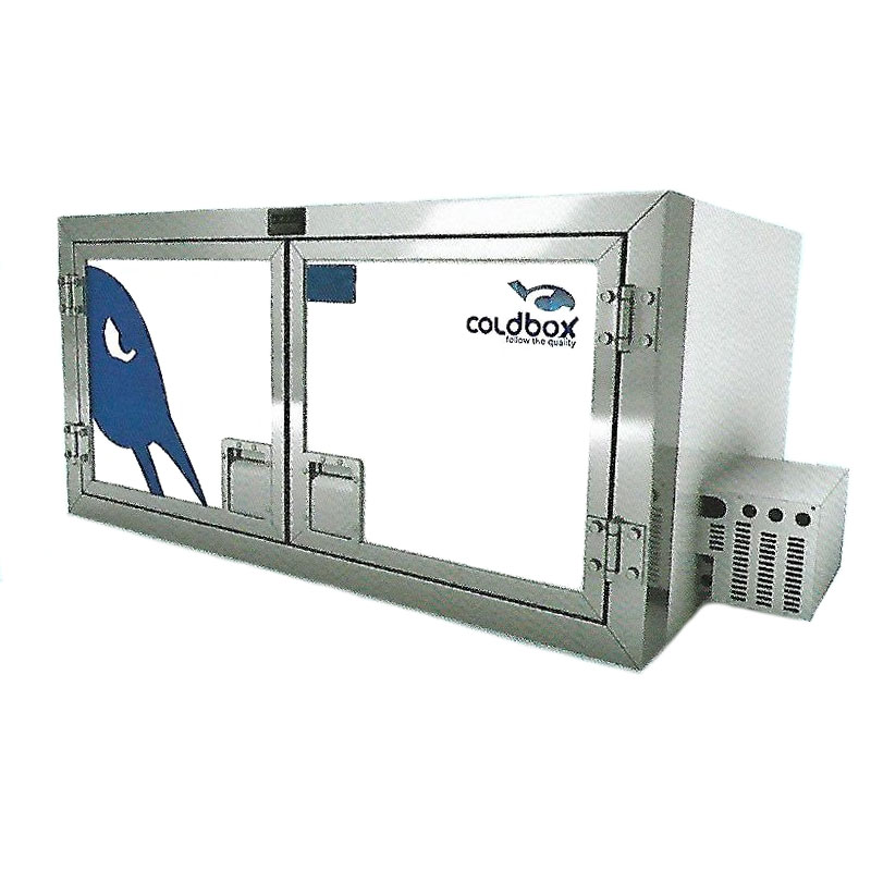 Refrigerateur pour vehicule de livraison horizontal 2 portes_0