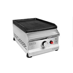 Romux® - Plaques de cuisson à gaz rainurée en fer 30 cm / Plaques de cuisson professionnel pour la restauration à chauffe rapide_0