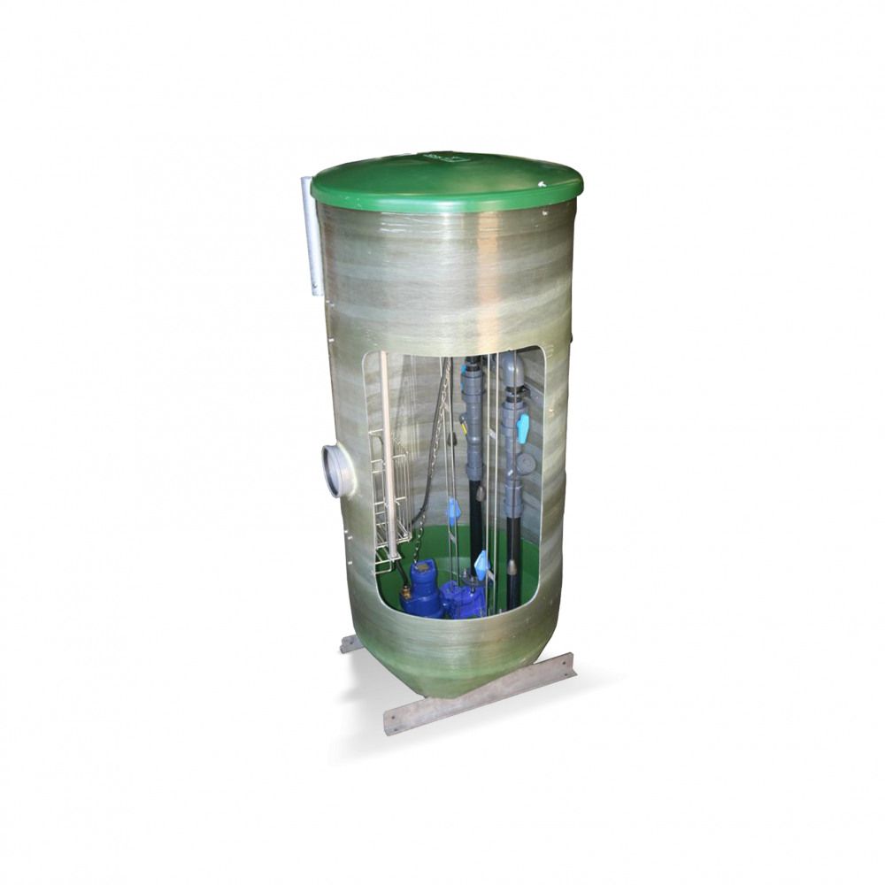 Stations de relevage collectives - KSB - en polyester renforcé de fibres de verre - SRS - PVC_0