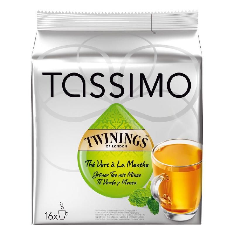 TASSIMO DOSE TASSIMO - TWININGS - THÉ VERT À LA MENTHE