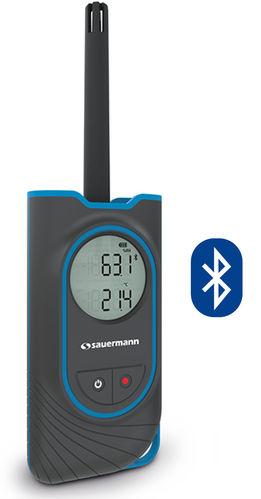 Thermo-hygromètre portable SANSI-HH3 - sonde attachée - 0-100% HR, -20 à +60°C - Bluetooth avec application mobile_0