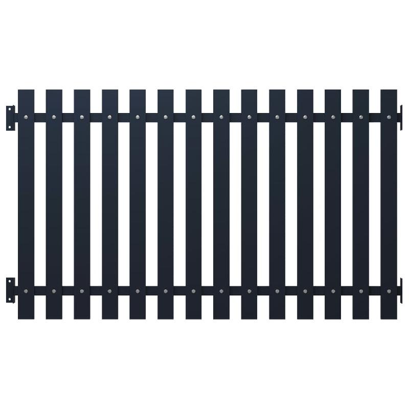 Vidaxl panneau clôture anthracite 170,5x150 cm acier enduit de poudre 146478_0