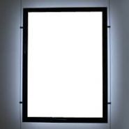 Visu - porte-affiche LED Displaylight - format A3 - éclairage recto verso puissant 1200 cd - visible de jour_0