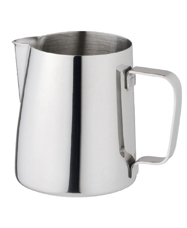 POT À LAIT ROND GRIS INOX 60 CL Ø 8,8 CM CAFETERIE INOX PRO.MUNDI