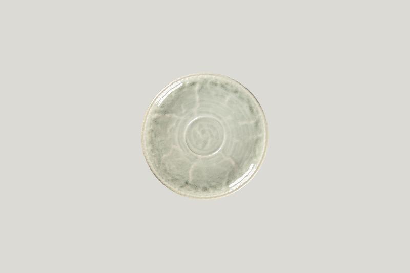 SOUS-TASSE À EXPRESSO ROND CÉLADON PORCELAINE Ø 17 CM KRUSH RAK