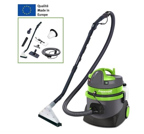 Aspirateur d'atelier Cleancraft flexCAT 116 PD - 7003265 - 16L - Humide et sec - Filtre nanotech SANI_0