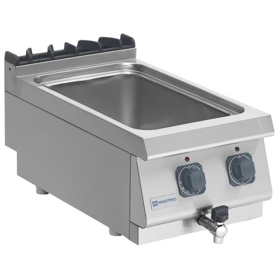 Bain-marie électrique de table en inox gn 1/2 et gn 1/3 h=150 mm - PMS74BMET_0