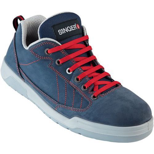 BASKET DE PROTECTION S3 NUBUCK DE COULEUR BLEU POINTURE 47 - SINGER SAFETY