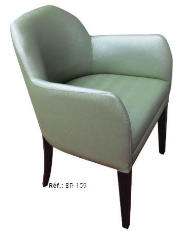 Bridge 159 - Chaise de restaurant avec assise standard - Hauteur totale 87 cm, largeur 54 cm, poids 10 kg_0