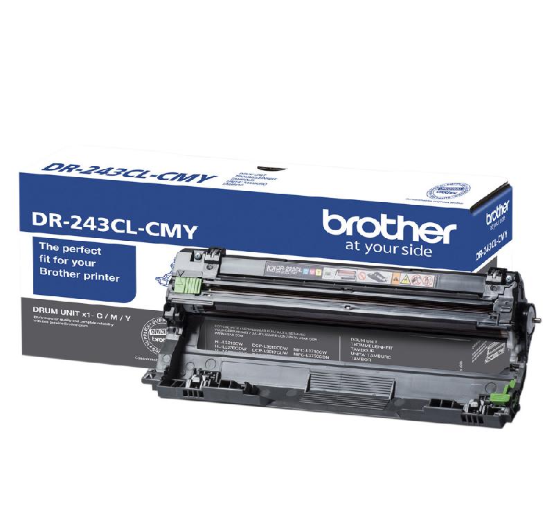 BROTHER DR243 CL TAMBOUR ORIGINAL - NOIR, CYAN, MAGENTA, JAUNE