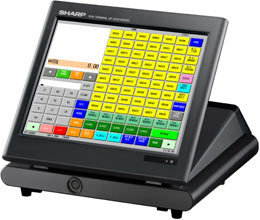 Caisse enregistreuse tactile POS UP-3500 - écran LCD couleur - réseau et analyse des résultats_0