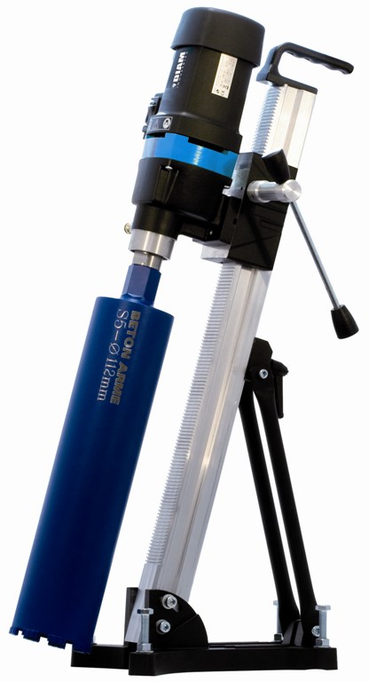 Carotteuse sur bâti CB 160 ECI - Moteur électrique 230V, diamètre de carottage maxi 160 mm, bâti inclinable_0