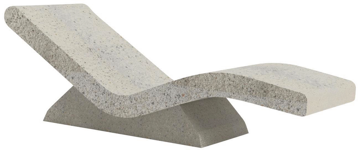 CHAISE LONGUE BÉTON - RÉVOLUTION