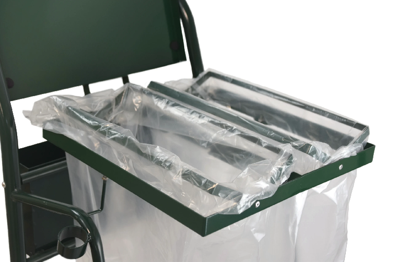 Chariot voirie avec couvercle 2 x 110L roues caoutchouc MOBISAC_0