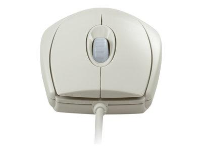 CHERRY WHEELMOUSE OPTICAL SOURIS FILAIRE, GRIS CLAIR, PS2/USB