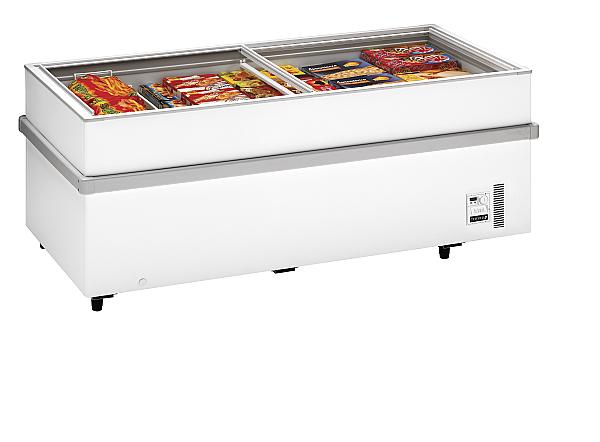 Congélateur coffre pour supermarché - disposition en îlots - 854 litres - blanc - SSF200_0