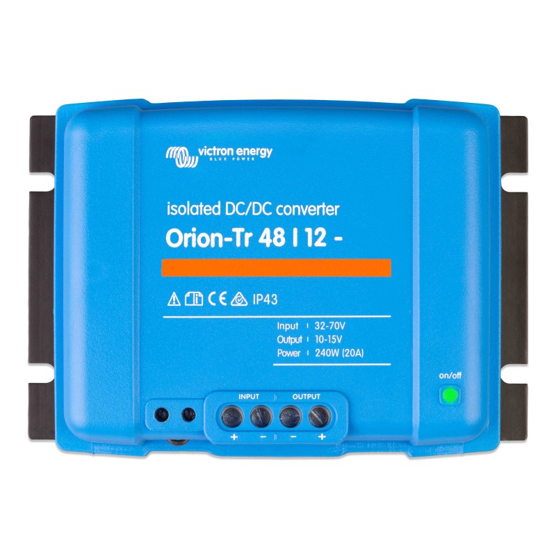 Convertisseur DC/DC Orion-TR 48V-12V 20A galvanisé - 240W - Victron ORI481224110_0