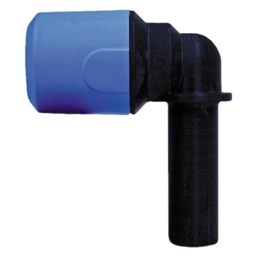 COUDE 90° QUEUE LISSE PE - PE MÂLE 25 MM X FEMELLE 25 MM - SPEEDFIT BLUE
