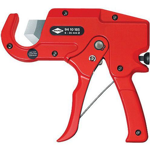 PINCE COUPE-TUBES PLASTIQUES - 185MM - Ø 6 À 35MM - CORPS ALU - KNIPEX