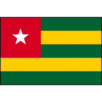 DRAPEAU TOGO : DIMENSIONS - 100 X 150 CM