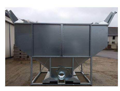 Trémie de stockage Dyna'Contain - Châssis métallique tubulaire en acier galvanisé, capacité jusqu'à 4m³_0