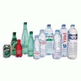 Eau gazeuse Perrier, lot de 24 slim can de 33 cl