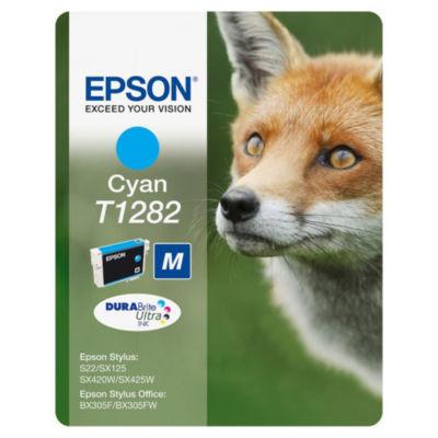 Epson T1282 'Renard' Cartouche d'encre originale DURABrite Ultra (C13T12824012) - Cyan_0