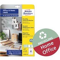 ETIQUETTES MULTI-USAGE RECYCLÉES HOME OFFICE - LOT DE 3