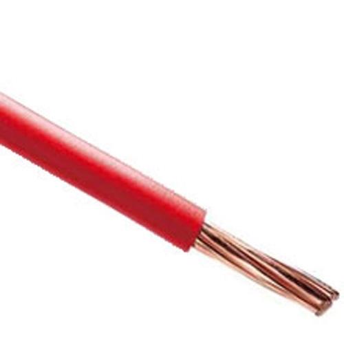 FIL ÉLECTRIQUE RIGIDE H07VR 10MM² ROUGE - PRIX AU MÈTRE
