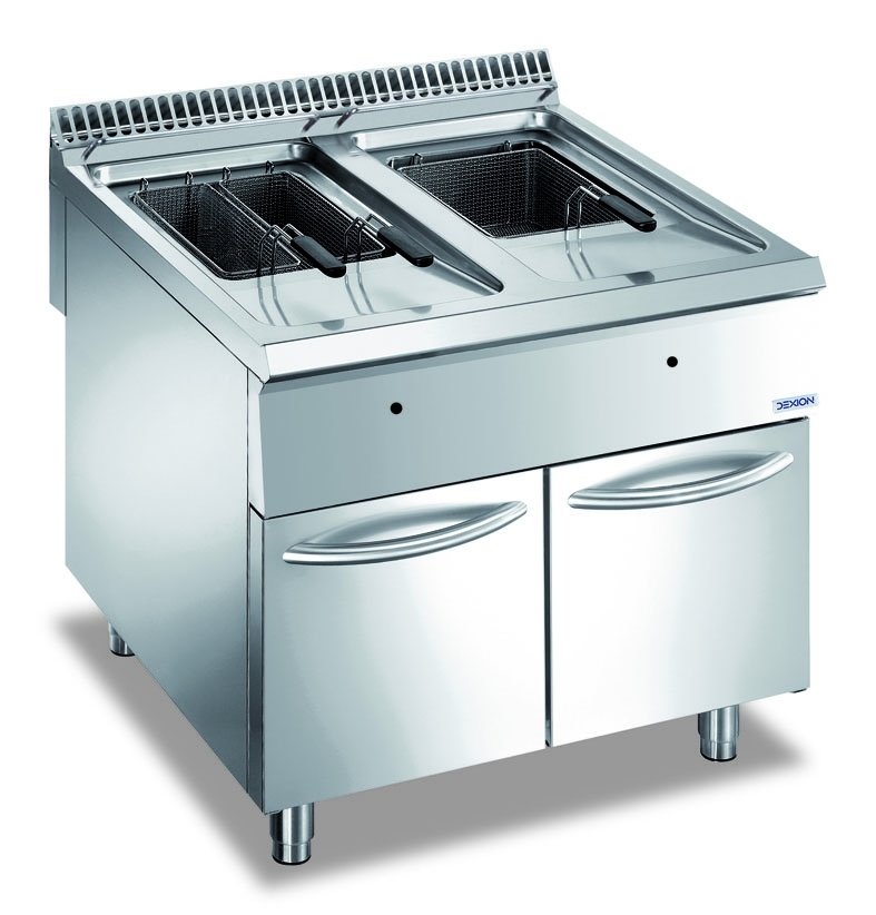 FRITEUSE À GAZ DEXION LUX 980 - 80/90 18+18 LITRES
