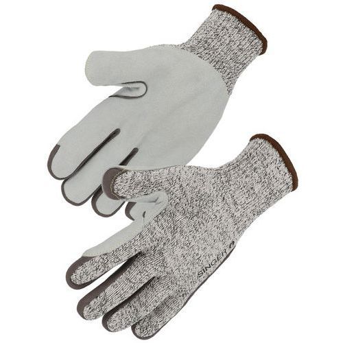 GANTS ANTICOUPURE ANTI-COUPURES D EN CROÛTE DE CUIR JAUGE 10 T8 - SINGER SAFETY