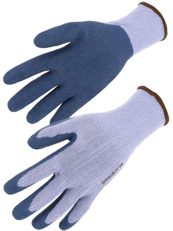 Gants polyester paume enduite latex jauge 10 - Tailles : Taille 10_0