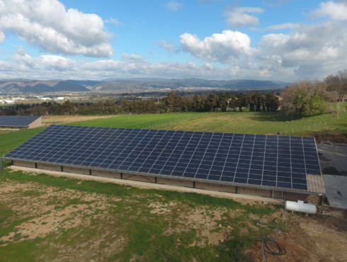 Hangar photovoltaïque modulable monopente - solution clé en main avec autoconsommation collective et tiers investisseurs_0