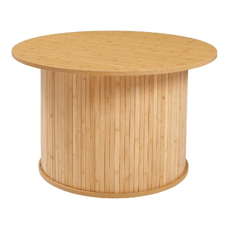 Helloshop26 - Table basse console d'appoint bambou 48 x 80 cm naturel 03_0010816 - 3000225423506_0