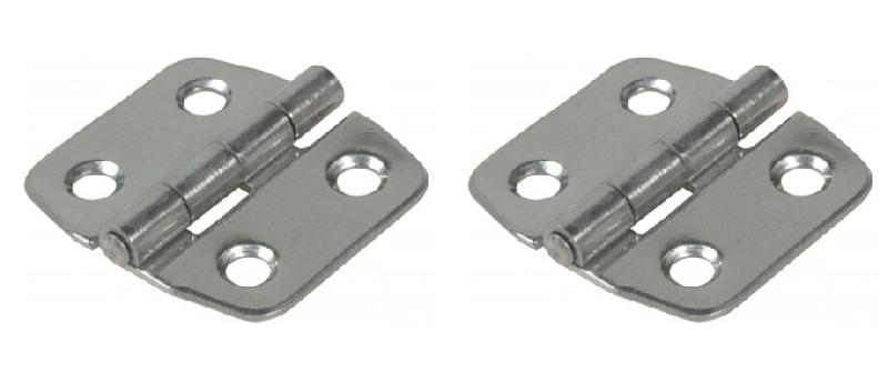 Charnière 40x42mm acier inoxydable - 1paire - 2pcs_0