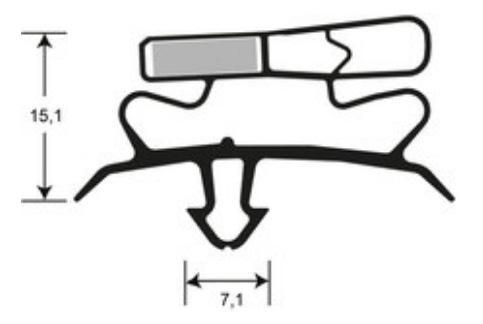 Joint pvc magnetique pour meubles frigos jpc-184_0