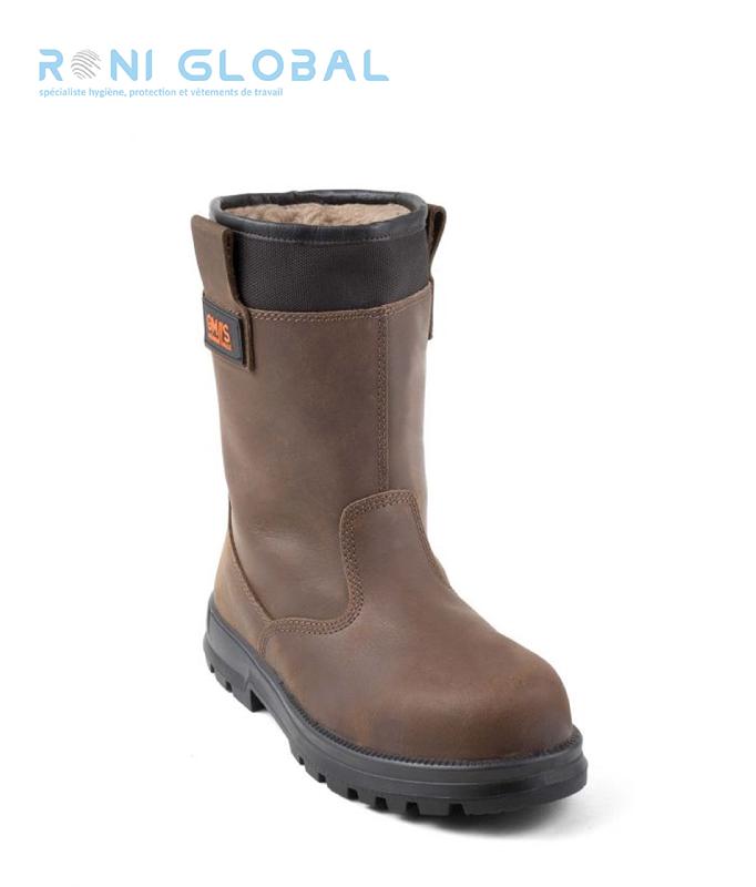 Bottes de sécurité fourrées - BTP S3 SRA - KAMA GASTON MILLE_0