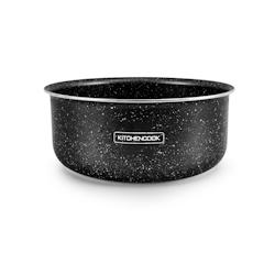 KitchenCook Casserole Aluminium 18 Cm Effet Pierre Stoned Cas18 Tfi Kitchecook - 3662738042041_0