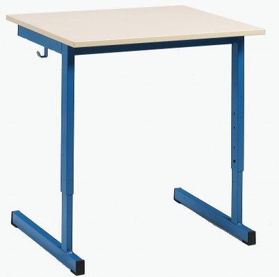 TABLE DICO RÉGLABLE 130 X 50 CM CHANTS SURMOULÉS - PÉTEMENT ROUGE - MANUTAN COLLECTIVITÉS