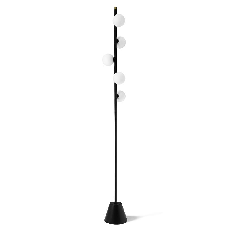 MILOOX BY SFORZIN LAMPADAIRE POMÌ AVEC SPHÈRES DE VERRE ET VARIATEUR