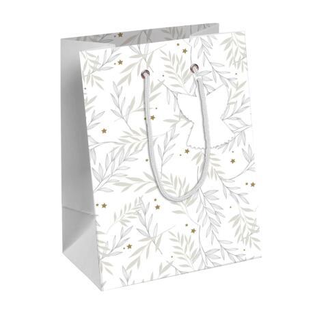 LOT DE 6 - NATUREL, SAC MOYEN 21,5X10,2X25,3 CM - BLANC