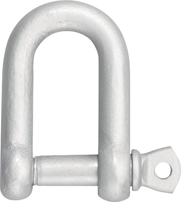 Manille droite 5 mm - capacité 80 kg - goujon à collerette - UE 50 pièces - galvanisée_0
