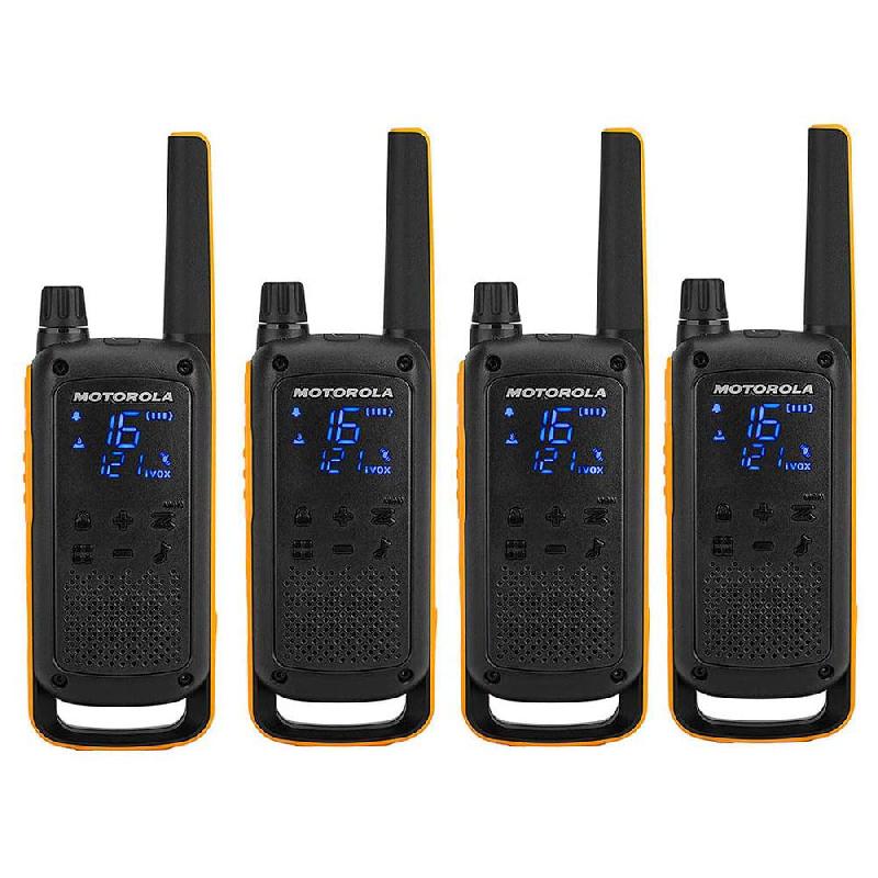 PACK DE 4 TALKIES-WALKIES MOTOROLA T82 - EXTREME