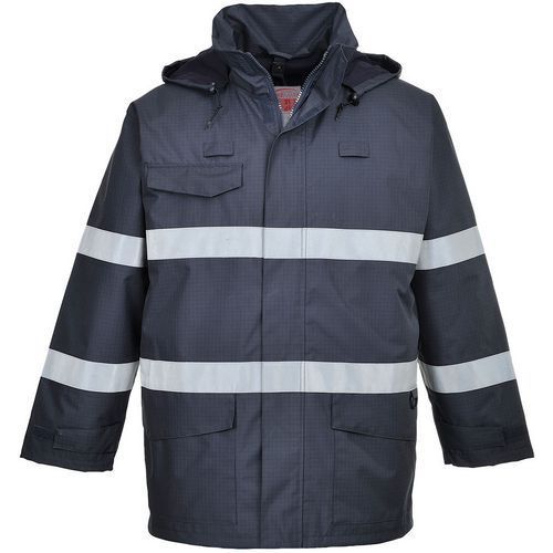 PARKA PLUIE MULTIRISQUES BIZFLAME S770 - BLEU FONCÉ - S - PORTWEST