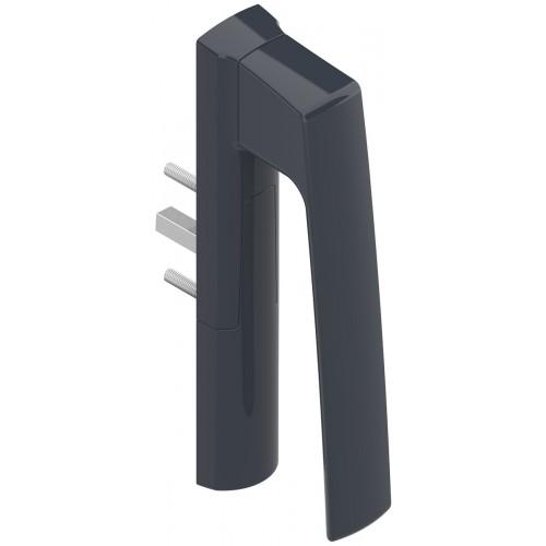 POIGNÉE INTÉRIEURE DE FENÊTRE SARENA - RÉVERSIBLE - GRIS ANTHRACITE RAL 7016 MAT LA CROISÉE DS