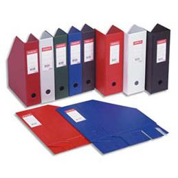 PORTE-REVUES EN PVC SOUDE - DOS DE 7 CM - NOIR